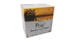 Bleifreie Magnum Weicheisenschrotpatrone vom Premium Hersteller Baschieri&Pellagri. 