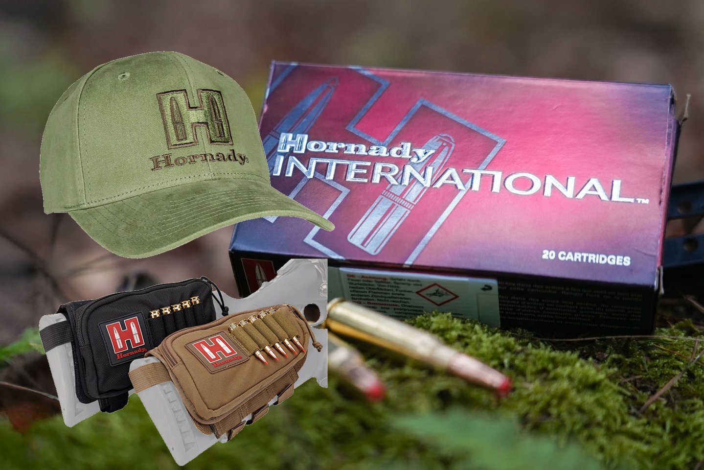 Hornady ECX-Aktion 2025 bei Helmut Hofmann: Hornady-Cap und -Schafttasche beim Patronenkauf gratis dazu! Hornady International ECX mit Hornady-Cap und -Schafttasche.