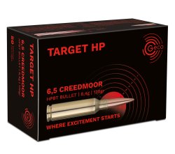 Munitionsneuheiten 2021: Das ist die neue Jagd- und Sportmunition von GECO- alle Daten und Preise. Mit Videos. GECO TARGET HP in Kaliber 6,5 Creedmoor munitionspackung