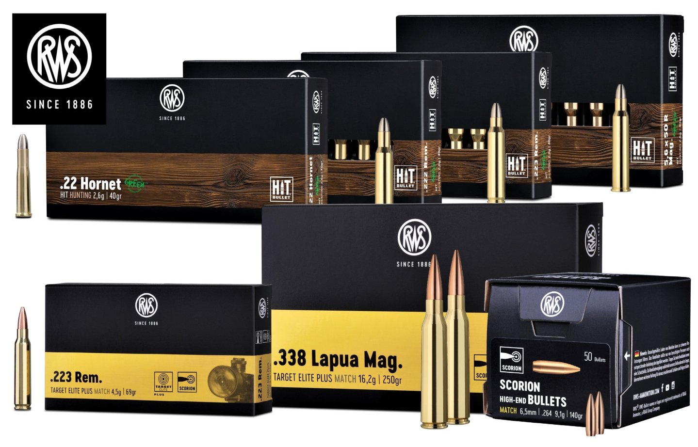 Munitionsneuheiten 2021: Das ist die neue Jagd- und Sportmunition von RWS RWS neuheiten 2021 munitionspackungen und patronen