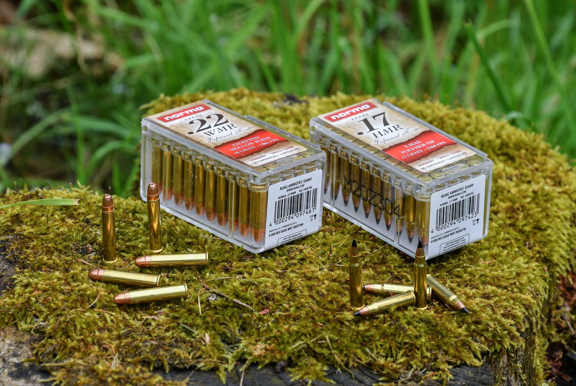 norma-munition: Neue Norma Randfeuerpatronen: .17 HMR V-MAX und .22 WMR JHP für die Jagd auf Kleinwild und Raubzeug