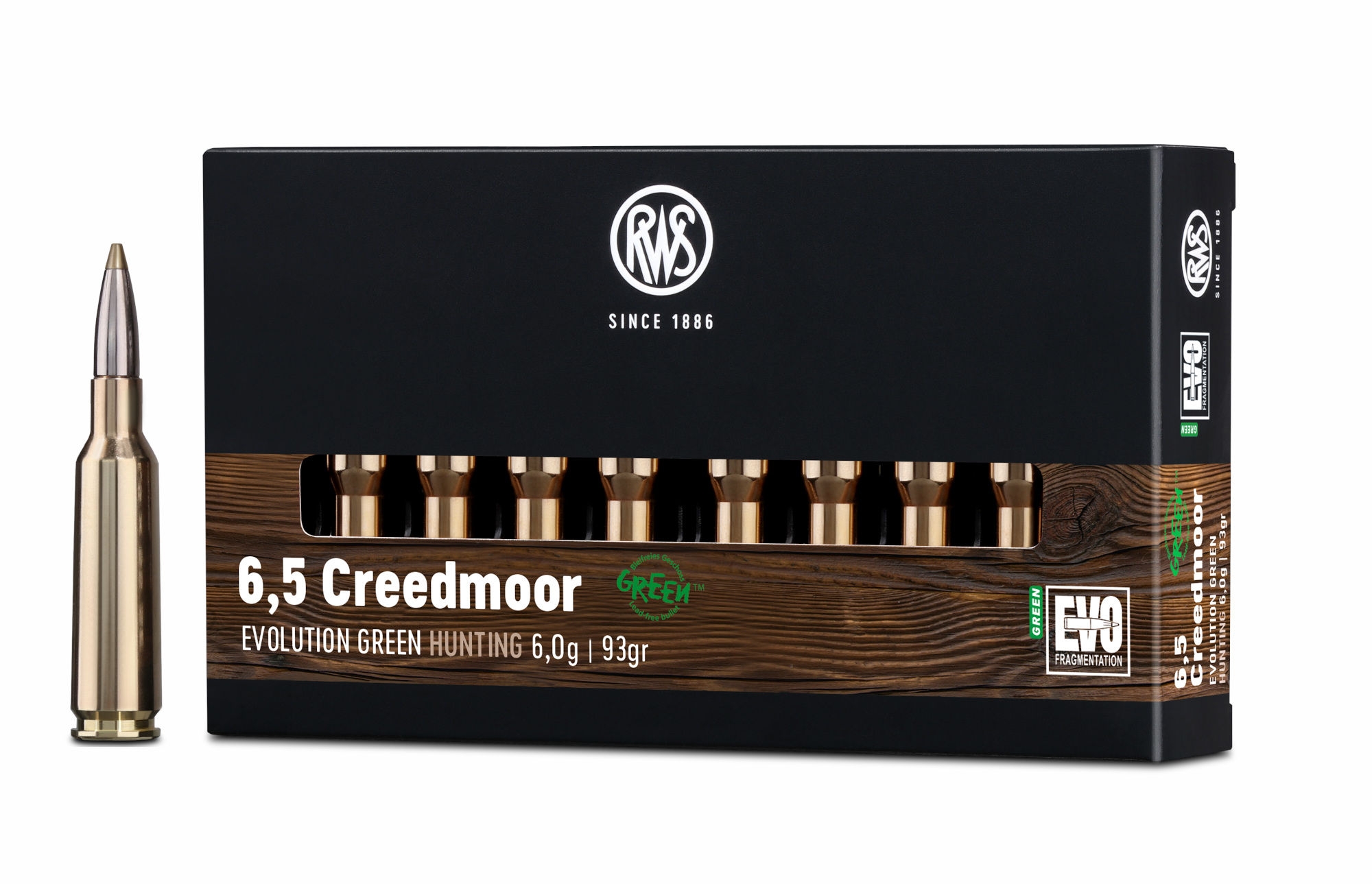 rws-ammunition: RWS Evolution Green for 2020: new bullet weight, new trendy 6.5 Creedmoor caliber and additional lead-free Short Rifle variants