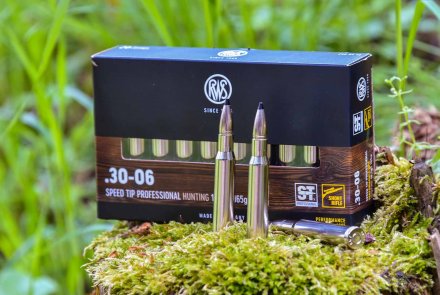 RWS Short Rifle: Vorteile der neuen PERFORMANCE LINE-Büchsenpatronen aus kurzen Läufen RWS .30-06 Short Rifle SPEED TIP PROFESSIONAL