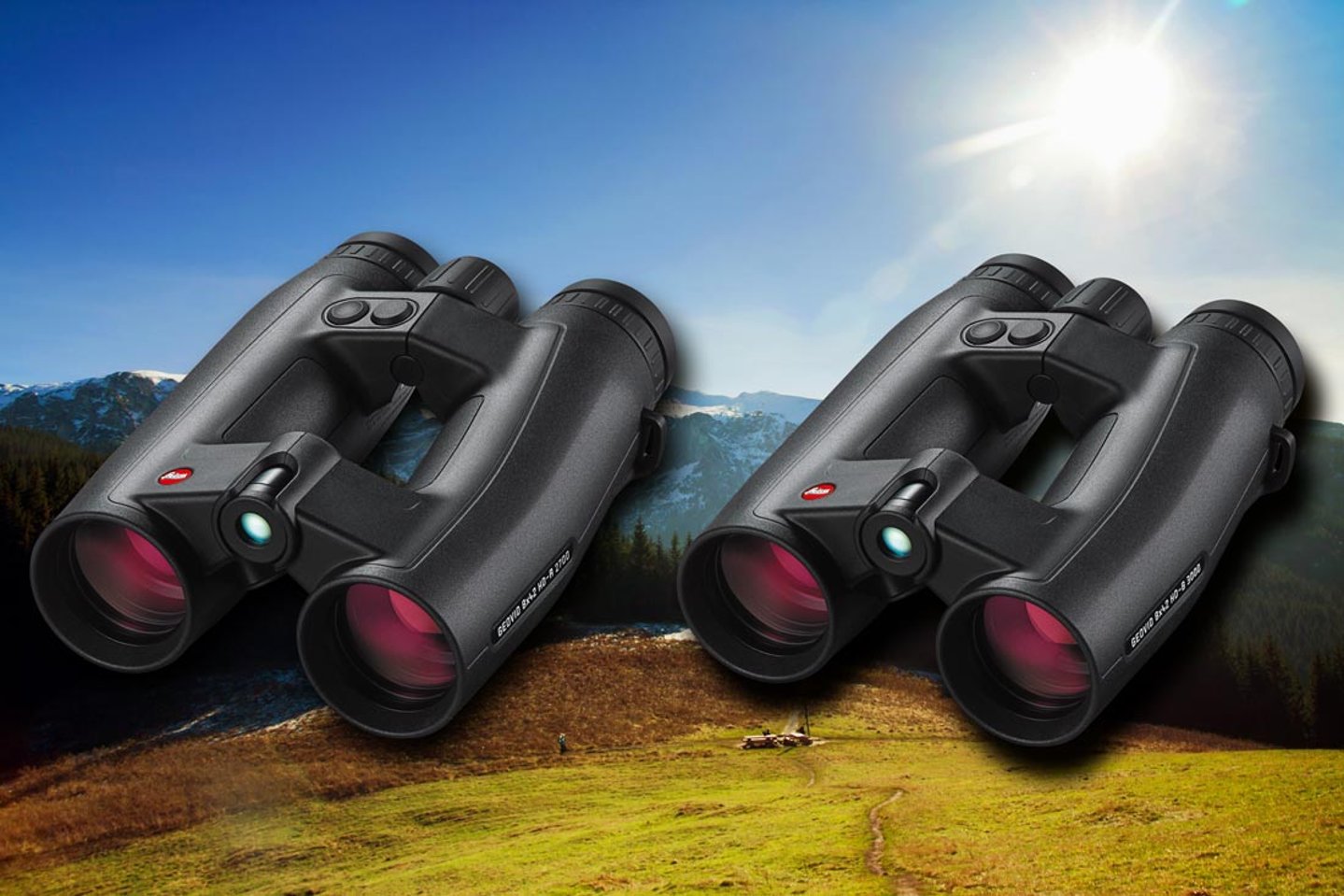 Leica Geovid HD-B 3000 und HD-R 2700 Ferngläser mit Entfernungsmesser Leica Geovid HD-B 3000 und HD-R 2700 in 8x42