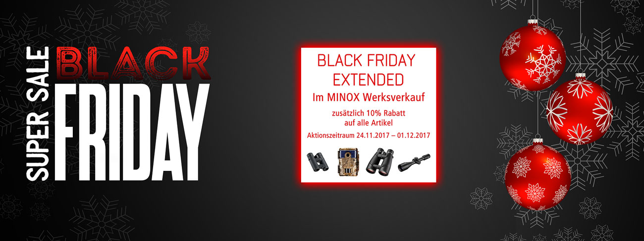 minox: Black Friday im MINOX Werksverkauf: zusätzlich 10 % Rabatt