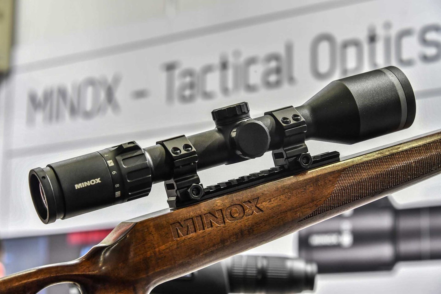 MINOX Z5.2 Zielfernrohr-Serie Das MINOX ZE5.2 Zielfernrohr auf der IWA