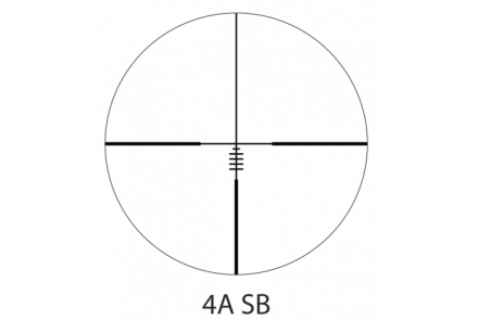 Delta Optical Titanium 4-24x50 HD Das Delta Optical Absehen A-4SB.