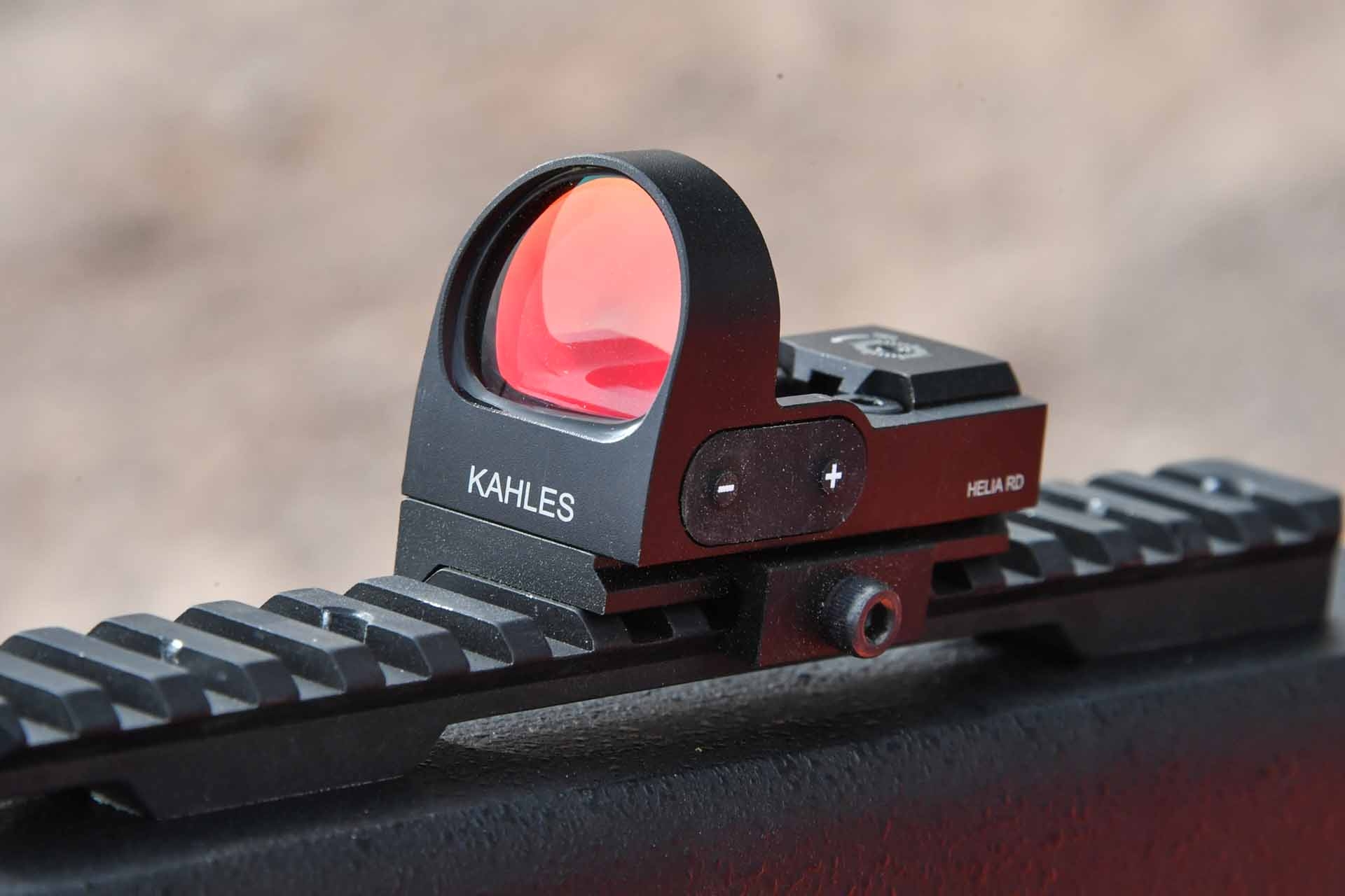 kahles: KAHLES Optik-Neuheiten 2019: das HELIA RD Minileuchtpunktvisier und eine neue Ausführung des K318i Zielfernrohrs