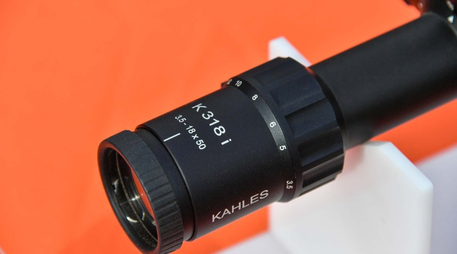 Okular des Zielfernrohrs KAHLES K318i