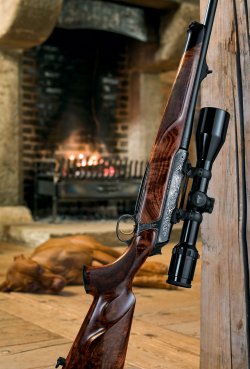 Leica Visus i LW Zielfernrohr Zielfernrohr von Leica auf Gewehr
