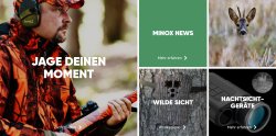 Markenrelaunch bei MINOX für 2020: Neue Leitmotive in der Werbung, neuer Messeauftritt und eine neue Website Die Jagdwelt von Minox.