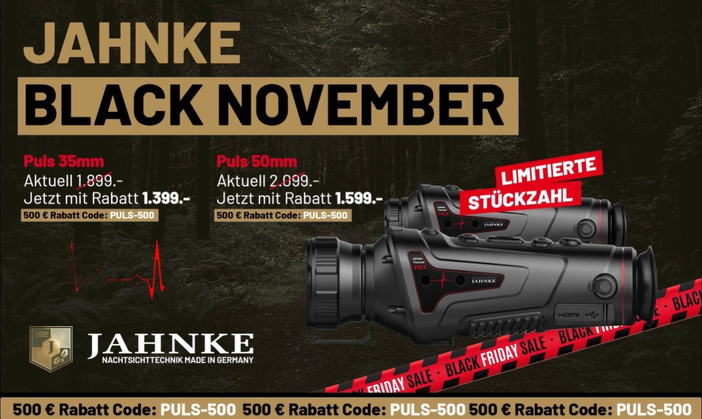 Jahnke Black November – 500 Euro Rabatt für Thermal Puls 35 mm und 50 mm bis zum 30.11.2022 Aktion Jahnke Black November 2022.