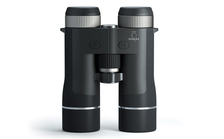 NF 10x42 R advanced: NOBLEX E-Optics stellt kompaktes Fernglas mit Laser-Entfernungsmesser vor NF 10x42 R advanced von oben.