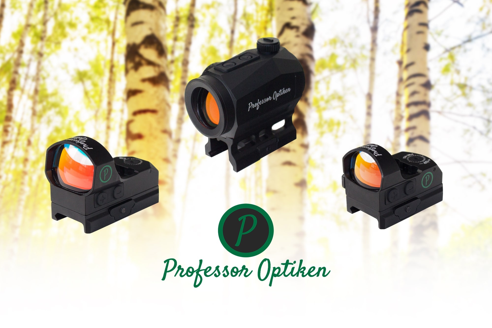 Professor Optiken: Professor Optiken präsentiert frisches Logo und neue Königssee Leuchtpunktvisiere für Jäger und Sportschützen Professor Optiken: Professor Optiken präsentiert frisches Logo und neue Königssee Leuchtpunktvisiere für Jäger und Sportschützen