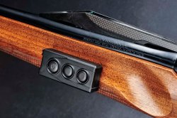 Pulsar Digisight N960 und N970 Fernbedienung an Jagdkarabiner fixiert
