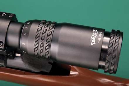 WALTHER PRS 1-6x24 IGR Zielfernrohr für die Drückjagd im Test Einstellring des WALTHER PRS