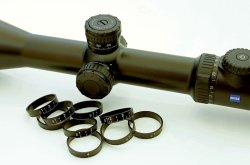Zielfernrohr Zeiss Victory V8 im Test Absehen-Schnellverstellung des Victory V8 und die Ballistik-Ringe