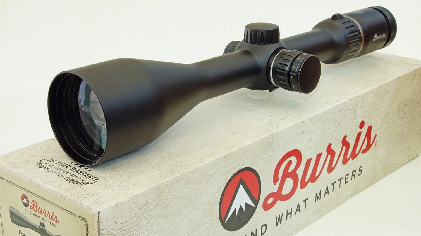 Viel Leistung für kleines Geld?: Das Zielfernrohr Burris Four Xe Evolution 6-24x56 für Jäger mit vierfach-Zoom  Justiertürme des Burris Four Xe Evolution 6-24x56