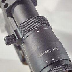 Leupold Patrol 6HD 1-6 x 24: Eine variable Optik mit geringer Vergrößerung und ein Leichtgewicht noch dazu Vergrößerungsring des Leupold Patrol 6HD 1-6 x 24
