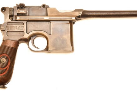 23. Klassische Auktion bei Joh. Springer's Erben Sammlerwaffe Mauser C96/16 in 9 mm Luger