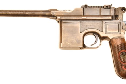 23. Klassische Auktion bei Joh. Springer's Erben Pistole Mauser C96/16 in 9 mm Luger