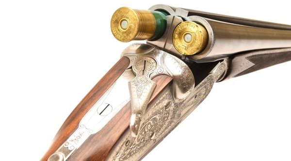 23. Klassische Auktion bei Joh. Springer's Erben Doppelflinte-Seitenschlosse F.lli Piotti im Kaliber 12/70