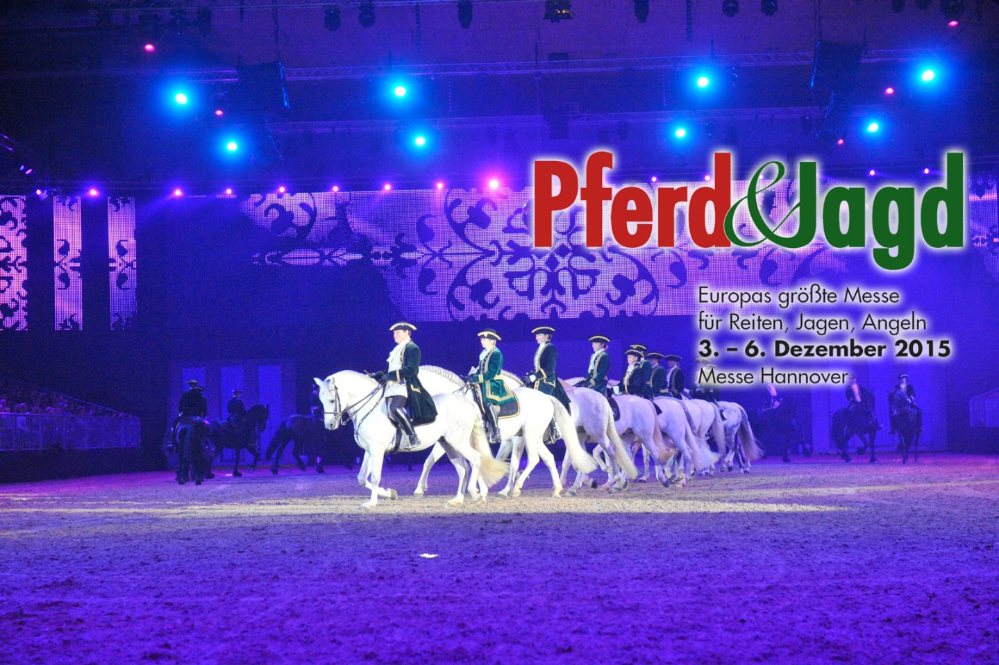 Messe Pferd & Jagd 2015 Pferdeshow auf der Pferd & Jagd
