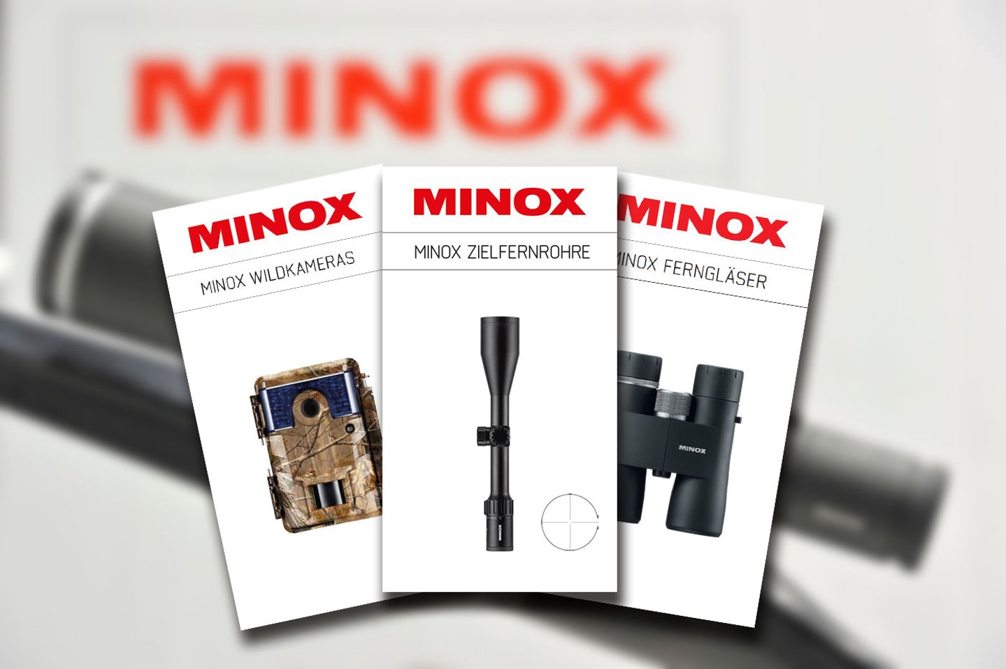 Minox Kataloge 2016 MINOX Kataloge vor Logo