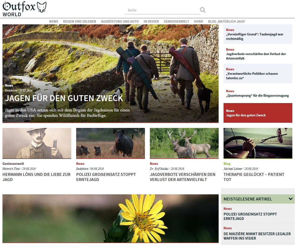 jagd-news: Outfox-World und all4shooters.com starten Kooperation