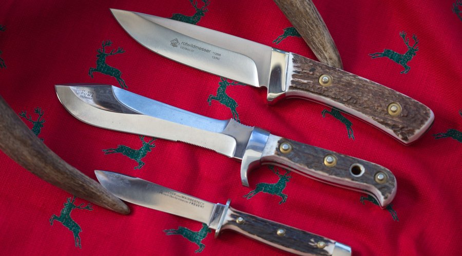 PUMA Messer verschiedene Modelle. Rotwildmesser, Whitehunter und Nicker.