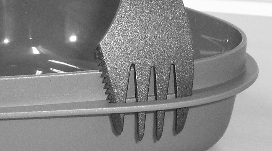 Spork im Halter des RWS MealKits