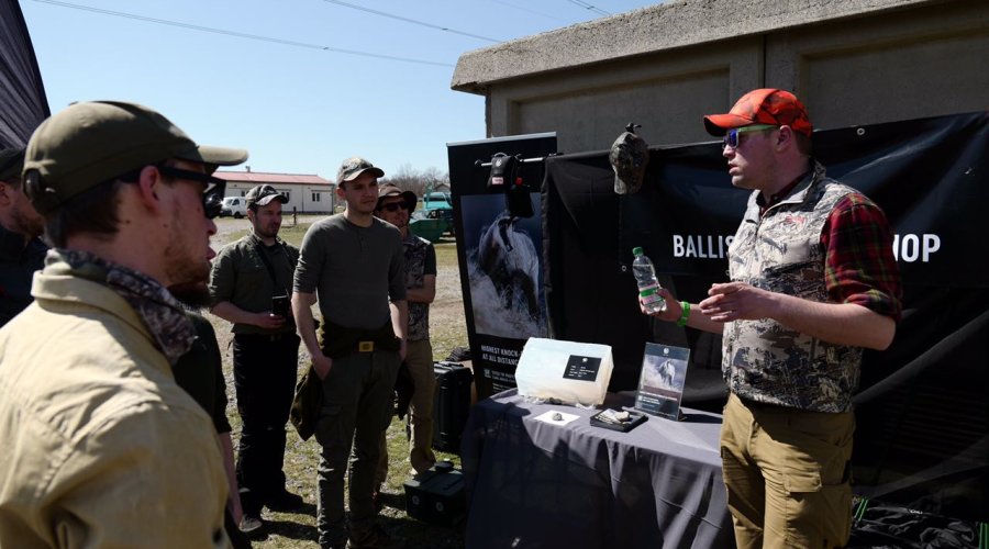 Ballistik-Workshop von RWS auf dem Swarovski Hunting Summit 2018.