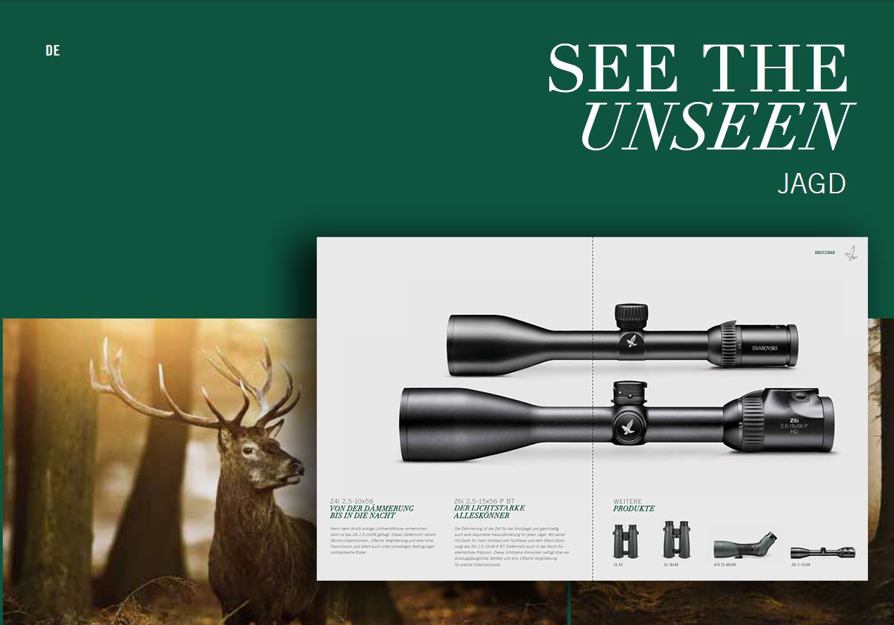 swarovski-optik: Swarovski Katalog 2016: alle Optiken für die Jagd