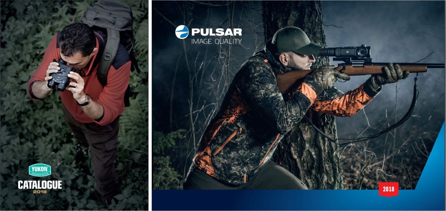 Neue Kataloge von Yukon und Pulsar 2018. Optik Kataloge von YUKON Advanced Optics und Pulsar für das Jahr 2018.