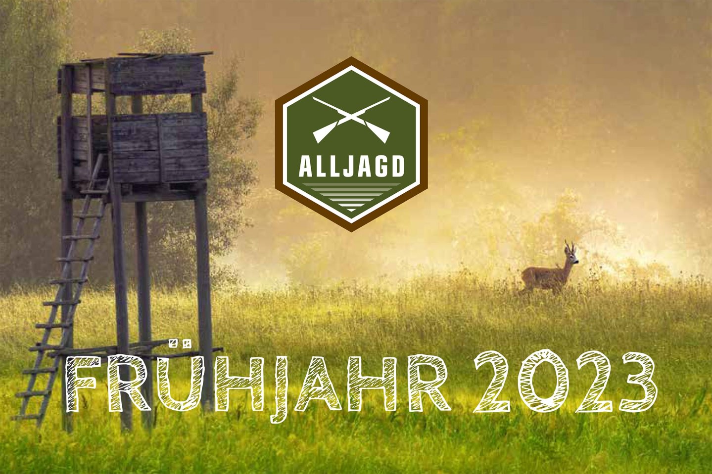 Flyer zum Beginn des Jagdjahres von Alljagd.