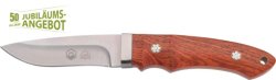 ALLJAGD Jubiläumsmesser made by Herbertz Jagdmesser von ALLJAGD mit feststehender Klinge und Holzoptik