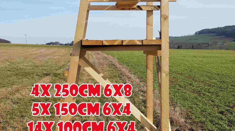 Material für Drückjagdböcke