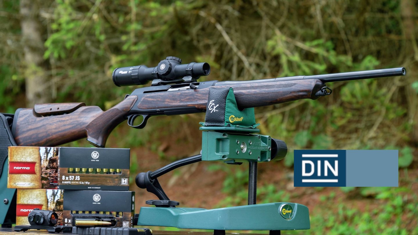 "DIN Jagd" – was verbirgt sich hinter diesem neuen Begriff und was müssen Sie als Jäger darüber wissen? Sauer 303 mit Norma Bondstrike in 8x57 IS und SIG Sauer-Zielfernrohr