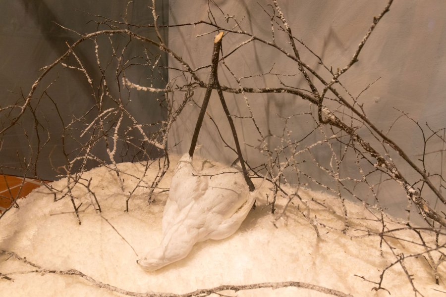 Kulturerbe Jagd: Das finnische Jagdmuseum in Riihimäki Vogelschlinge im Schnee