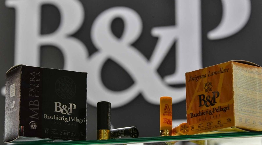 Baschieri & Pellagri MB Extra Patronen im Kaliber 12 Baschieri & Pellagri MB Extra und Anigrina Lamellare auf der HIT SHow 2019