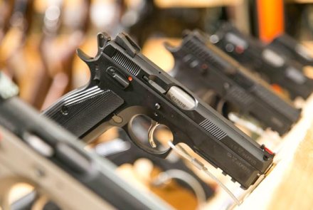 Messe Hohe Jagd und Fischerei in Salzburg 2019 Pistolen auf der Messe