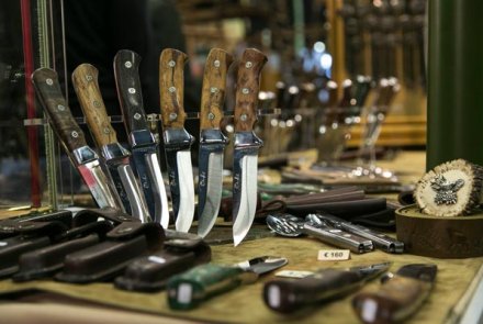 Messe Hohe Jagd und Fischerei in Salzburg 2019 Messer auf der Hohe Jagd und Fischerei Messe