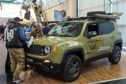 Messe Hohe Jagd und Fischerei in Salzburg 2019 Allrad-Fahrzeug auf der Sonderschau "absolut allrad"