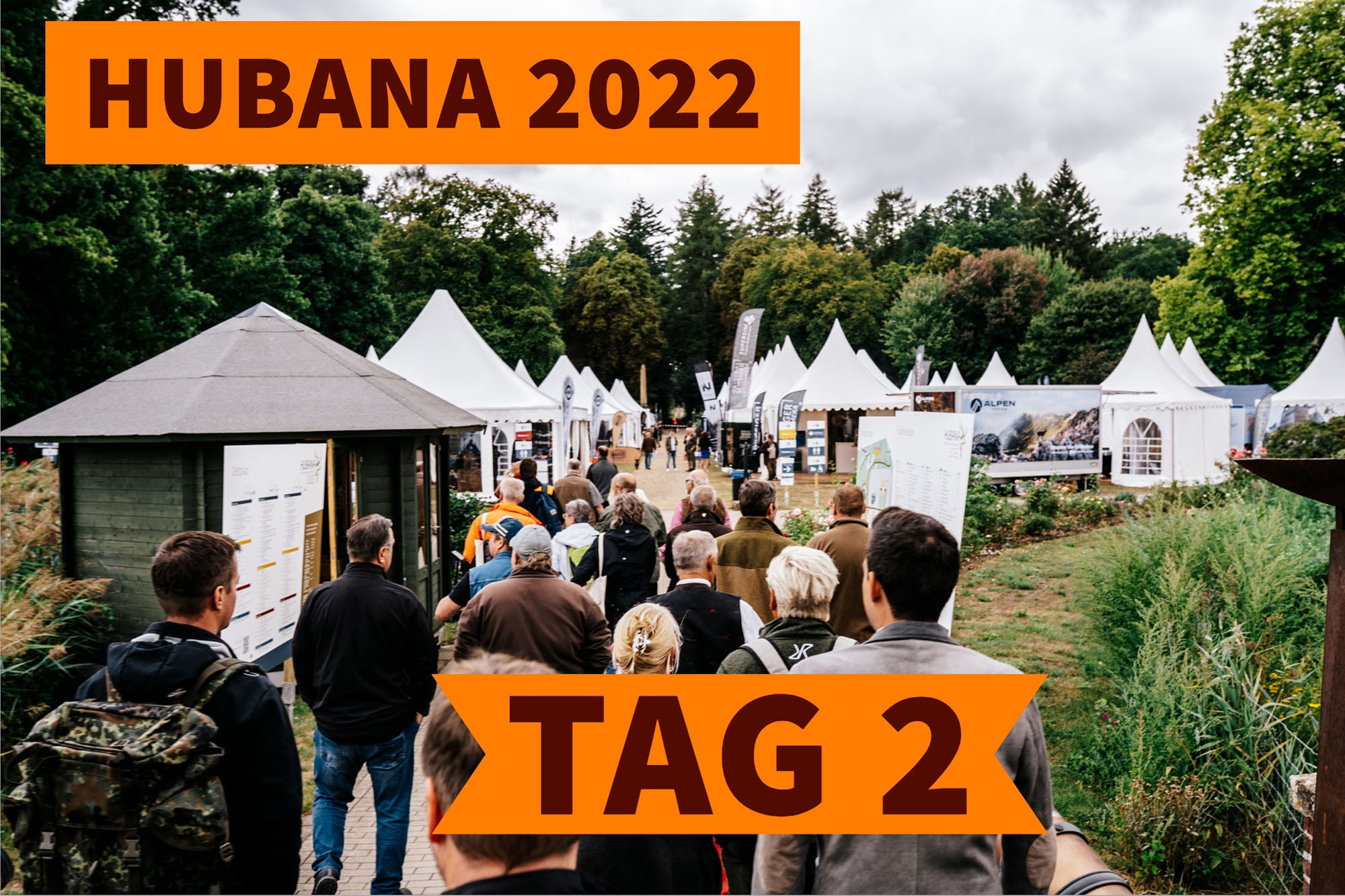 HUBANA: HUBANA 2022: Tag 2 der Jagderlebnismesse auf Schloss Lembeck − gute Stimmung trotz Regens und weitere neue Videos von interessanten Neuheiten