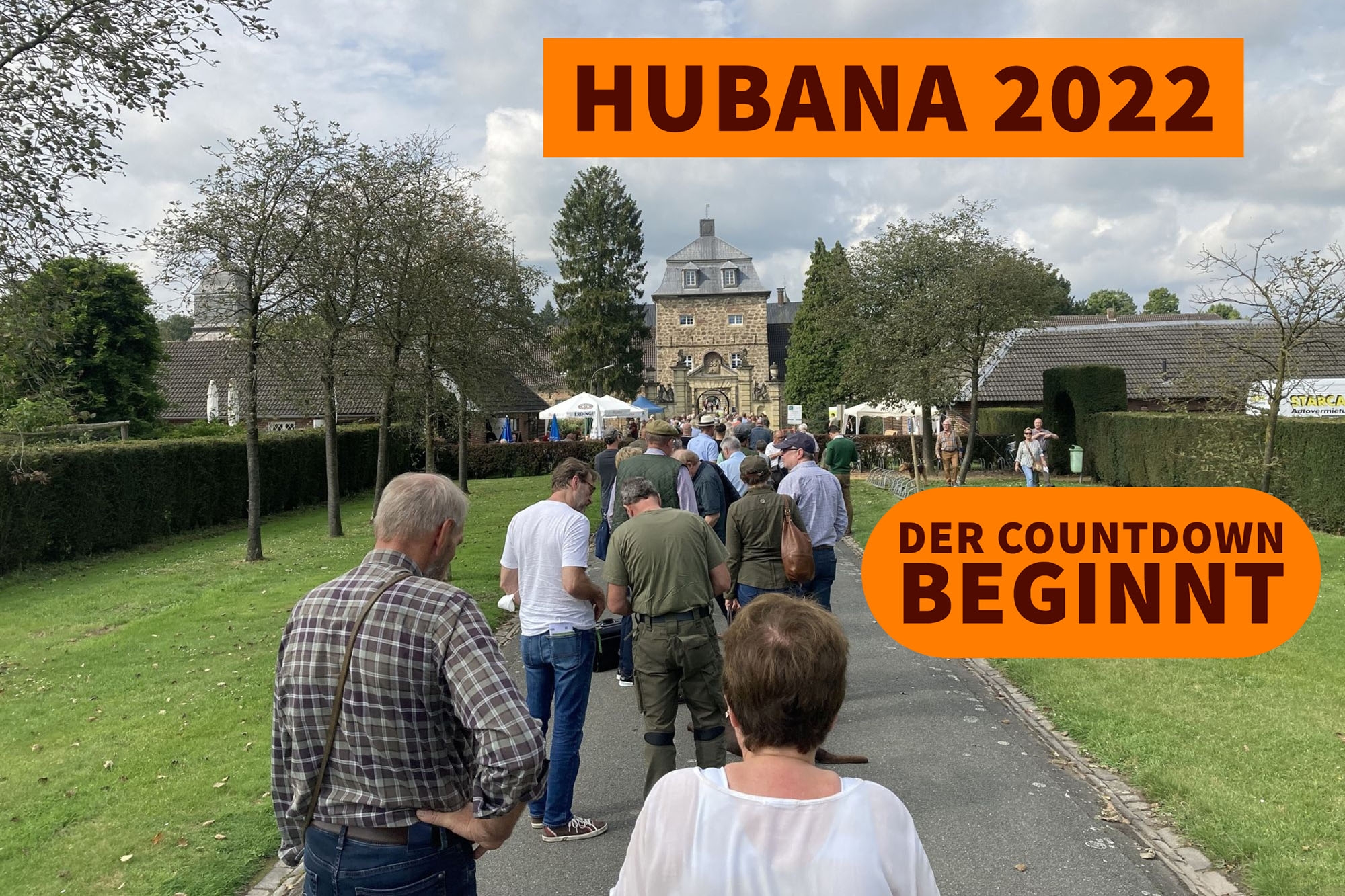 HUBANA: Countdown zur zweiten Ausgabe der Jagdmesse HUBANA auf Schloss Lembeck vom 9.-11. September 2022