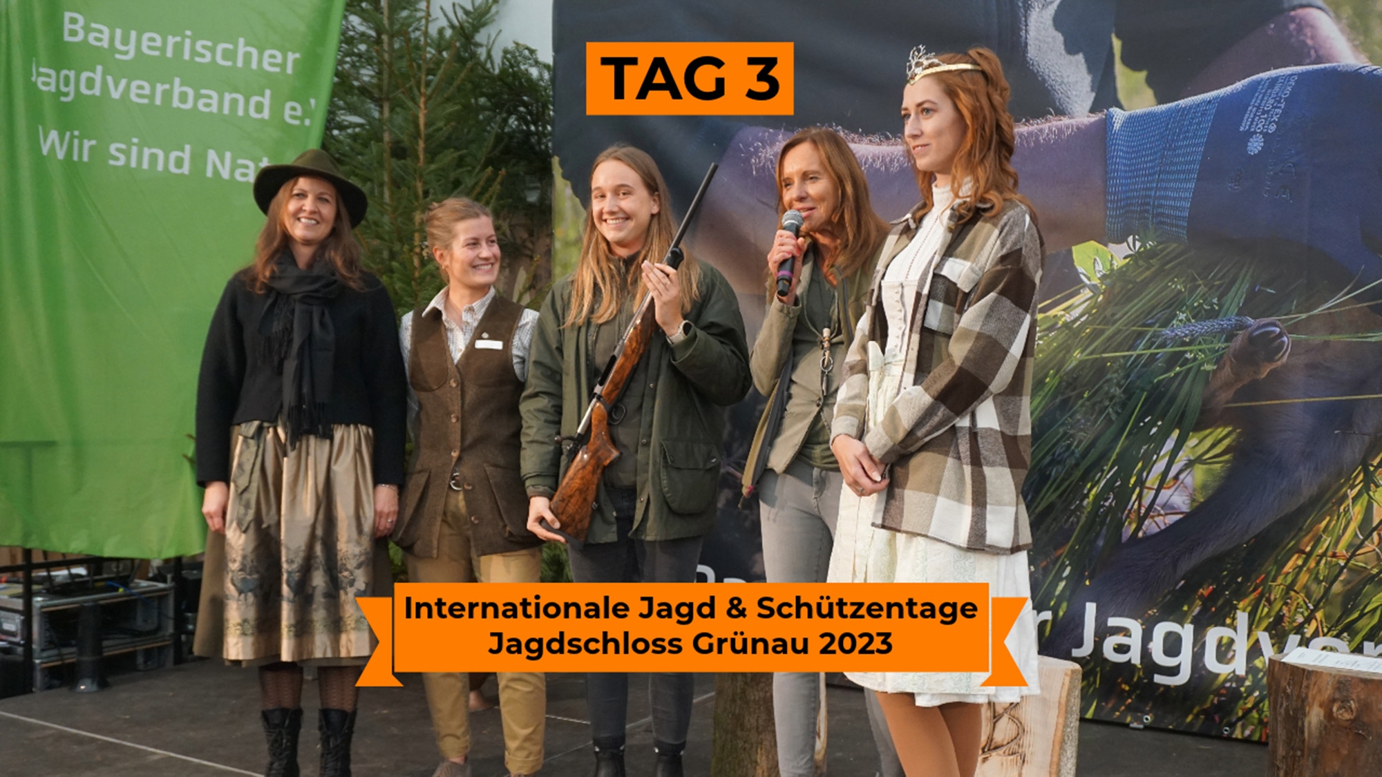 Messe Grünau: Jägerinnen stehen heute bei den Internationalen Jagd- und Schützentagen 2023 in Grünau im Mittelpunkt
