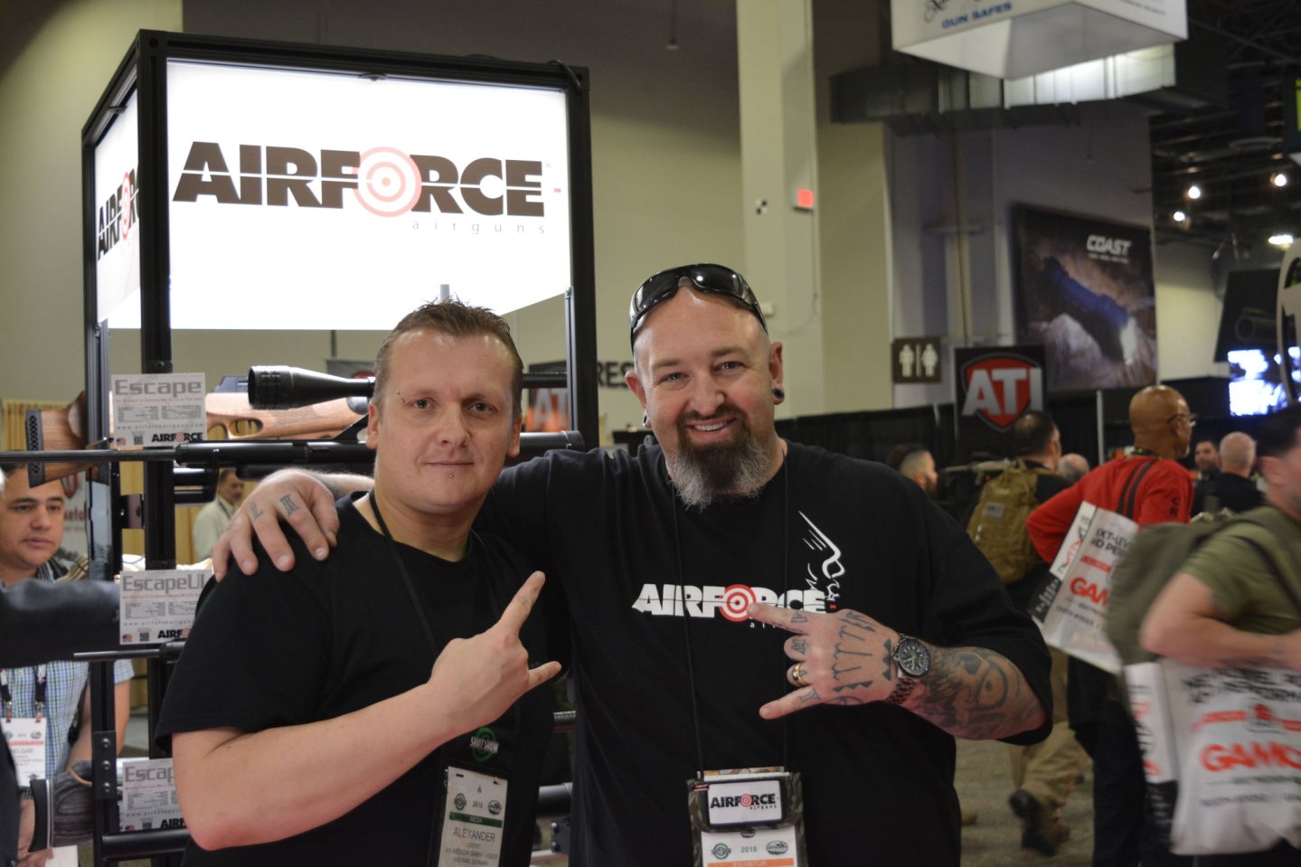 Alexander Losert und Ton Jones bei der Show Show.