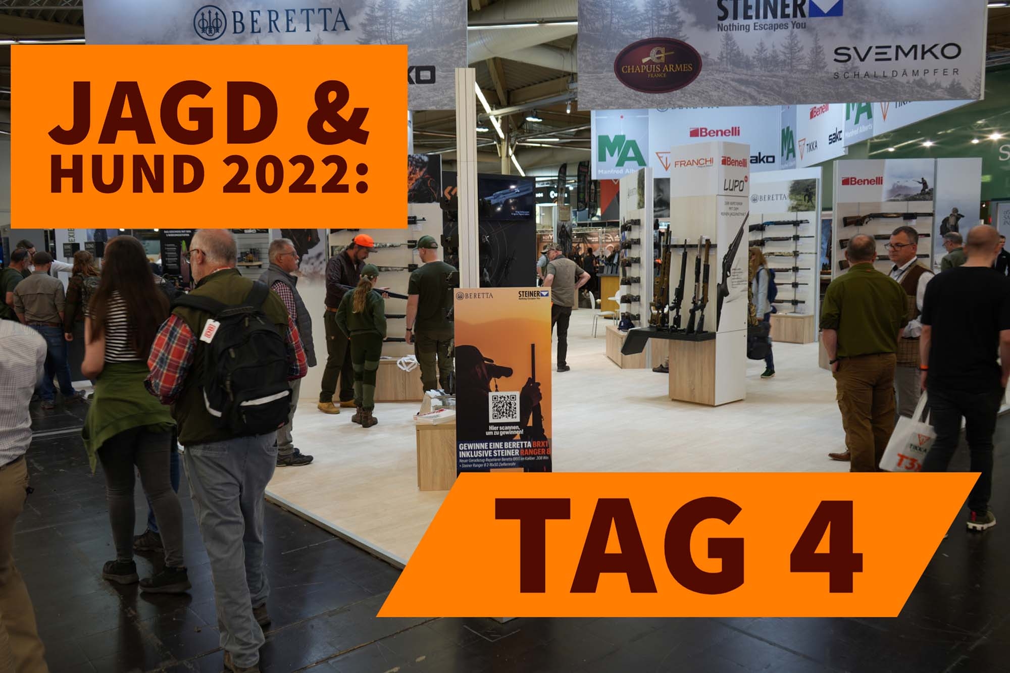 jagd-und-hund: Jagd & Hund 2022: Ausgewählte Highlights bei Optiken, Sportflinten, Schalldämpfern und jagdlicher Schrotmunition. Mit weiteren Video-Interviews - Tag 4