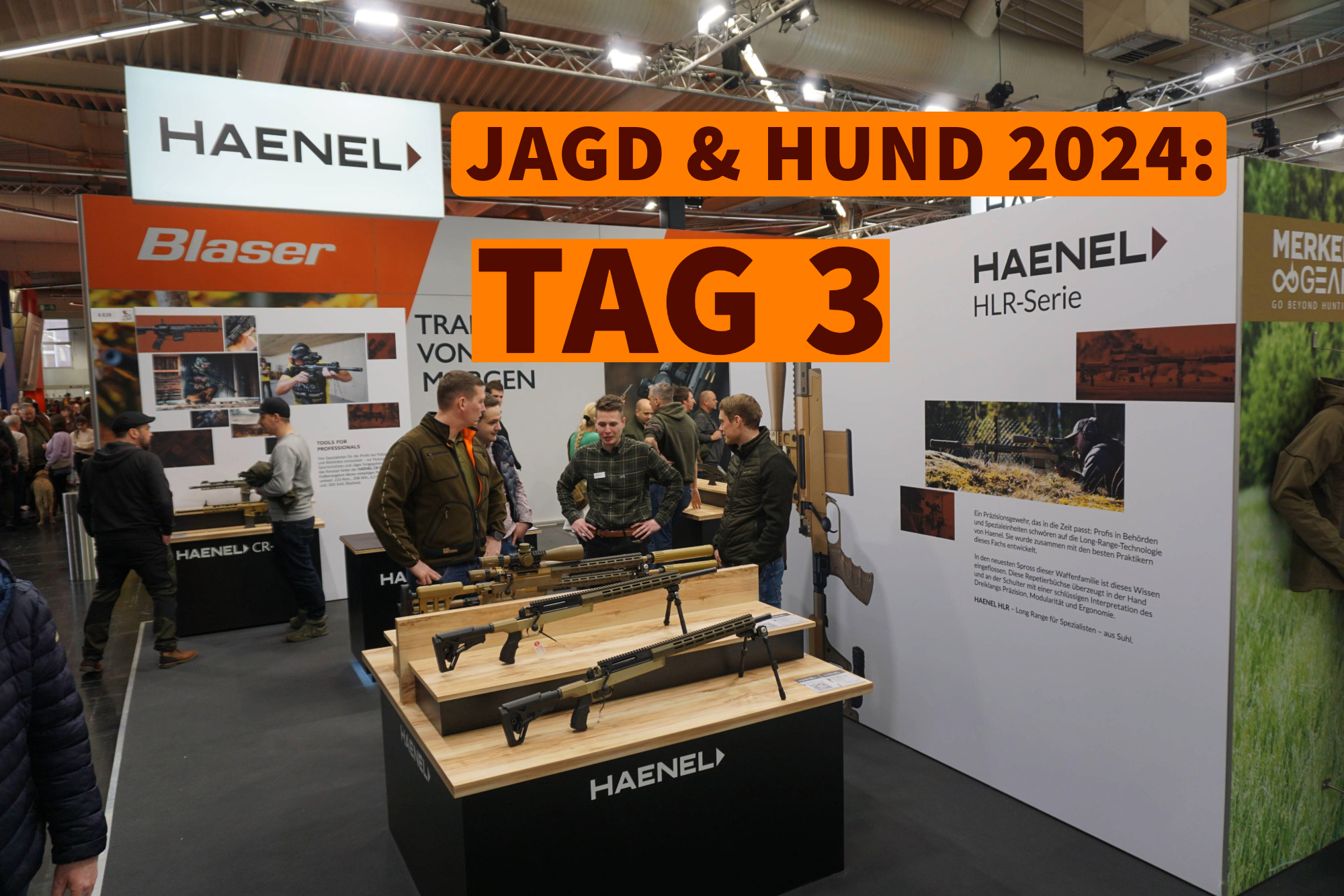 jagd-und-hund: Jagd & Hund 2024, Tag 3: Neues bei Jagdwaffen, Optik, Munition und Zubehör für den Jäger. Mit vielen Videos!