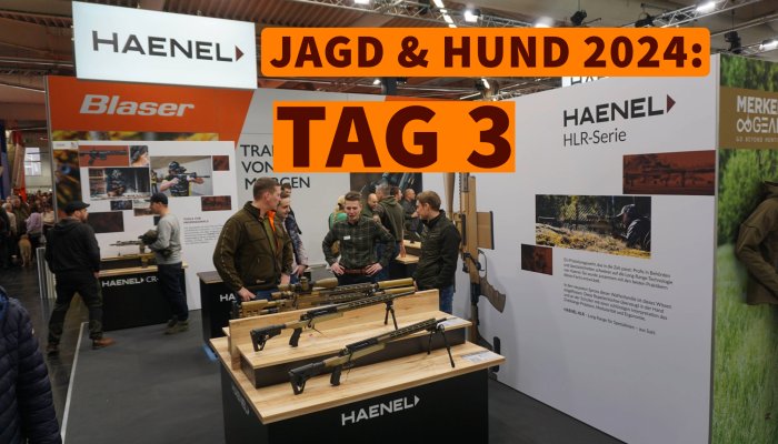 jagd-und-hund: Jagd & Hund 2024, Tag 3: Neues bei Jagdwaffen, Optik, Munition und Zubehör für den Jäger. Mit vielen Videos!